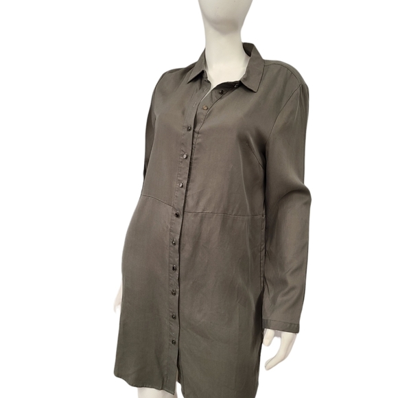 Charlie Paige Gray Tunic sz Medium - Picture 4 of 10